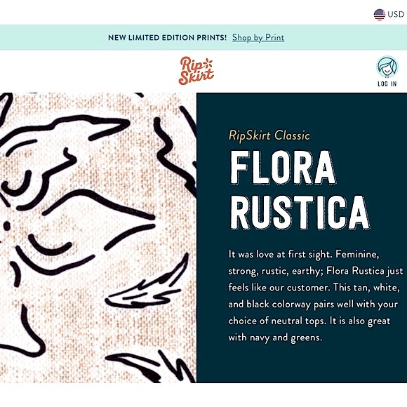 RipSkirt Hawaii Flora Rustica Wrap Skirt - Picture 3 of 13